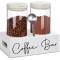 Airtight Coffee Bean Canister – White Borosilicate Glass with Wooden Lid Manufacturers, Suppliers in Delhi
