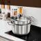 All Stovetop Compatible Stainless Steel Cookware with Durable Handles and Tempered Glass Manufacturers, Suppliers in Delhi
