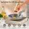 Aluminum Ceramic Induction Cookware Set with Bakelite Silicone Handles and Dishwasher Safe Manufacturers, Suppliers in Sonipat