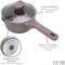 Aluminum Kitchen Cookware Set 6 Pieces Chocolate Color with Bakelite Handles and Glass Closure Manufacturers, Suppliers in Ajmer