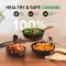 Black Aluminum Granite Induction Cookware Set with Bakelite Handles and Glass Lids Manufacturers, Suppliers in Ajmer