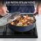 Black Aluminum Non-Stick Cookware Set with Tempered Glass Lids and Dishwasher Safe Design Manufacturers, Suppliers in Delhi