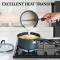 Black Aluminum Non-Stick Cookware Set with Tempered Glass Lids and Dishwasher Safe Design Manufacturers, Suppliers in Delhi