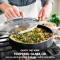 Black Ceramic Aluminum Nonstick Cookware Set Tempered Glass Lids, Nonstick Coating, Induction and Gas Compatible Manufacturers, Suppliers in Delhi
