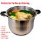 Black Coating Stainless Steel Stock Pot Large-Batch Cooking, Scratch-Resistant Finish, Safe for All Stovetops Manufacturers, Suppliers in Delhi