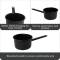 Black Enamel-Coated Alloy Steel Pan – Durable 2-Quart Stovetop Cookware Manufacturers, Suppliers in Delhi