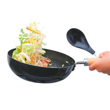 Black Iron Fry Pan – Heat-Resistant Handle Even Cooking & Less Oil Usage Manufacturers, Suppliers in Delhi