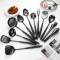 Black Stainless Steel Kitchen Utensils Set for Cooking, Frying, Serving and More Durable and Easy to Clean Manufacturers, Suppliers in Delhi