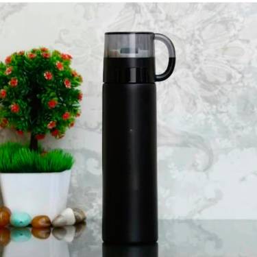 Black Stainless Steel Thermal Flask – 500mL, Double-Wall Vacuum Insulated Manufacturers, Suppliers in Delhi