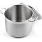Brushed Stainless Steel Stock Pot Dishwasher Safe, Induction Compatible, Durable Riveted Handles Manufacturers, Suppliers in Delhi