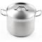 Brushed Stainless Steel Stock Pot Dishwasher Safe, Induction Compatible, Durable Riveted Handles Manufacturers, Suppliers in Delhi