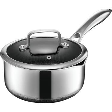 Ceramic Stainless Steel Saucepan Non-Stick Coating, Dual Spouts for Precision Pouring, Oven Safe Manufacturers, Suppliers in Delhi