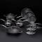 Classic Stainless Steel Cookware Set with Glass Pot Covers and Nonstick Coating Manufacturers, Suppliers in Delhi