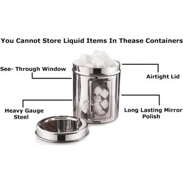 Compact Airtight Spice Canister – Stainless Steel with Secure Flip-Top Closure Manufacturers, Suppliers in Delhi