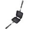 Double-Sided Flip Frying Pan Black Stainless Steel, Nonstick Coating, Gas Stovetop Compatible Manufacturers, Suppliers in Delhi