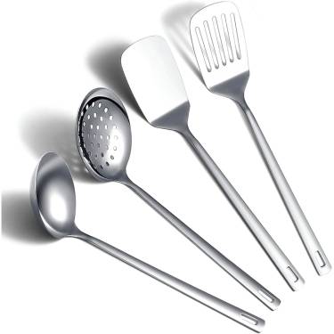 Durable Silver Stainless Steel Kitchen Utensils Set Rust-Resistant, Anti-Corrosion and Easy to Clean Manufacturers, Suppliers in Delhi