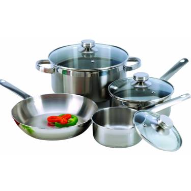 Durable Stainless Steel Cookware Silver Color with Induction Stovetop Compatibility Manufacturers, Suppliers in Delhi