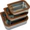 Durable Stainless Steel Storage Bowl – Round Leak-Proof & Includes Glass Lid Manufacturers, Suppliers in Delhi