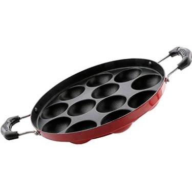 Durable and Stylish Non Stick Red Appam Patra with Even Heat Distribution for Perfect Cooking Manufacturers, Suppliers in Delhi
