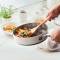 Elegant Cream Hard Anodized Cookware Set Oven Safe, Non-Stick, Gas and Electric Stovetop Compatible Manufacturers, Suppliers in Delhi