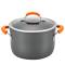 Elegant Orange Hard Anodized Cookware Set Gas Stovetop Safe, Durable Plastic Handles for Easy Handling Manufacturers, Suppliers in Delhi