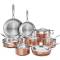 Elegant Rose Gold Stainless Steel Cookware with Durable Handles and Multi-Stove Compatibility Manufacturers, Suppliers in Delhi
