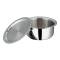 Elegant Stainless Steel Cooking Tope Round Flat Base, Mirror Finish, Sturdy and Heat Resistant for All Cooktops Manufacturers, Suppliers in Delhi
