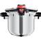 Fast-Cooking Stainless Steel Pressure Cooker Dishwasher Safe, Clip-On Lid, and Stylish Silver Design Manufacturers, Suppliers in Telangana