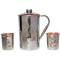Floral Copper & Stainless Steel Jug Set – 1.5L Water Pitcher with Tumblers Manufacturers, Suppliers in Delhi