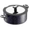 Gray Ceramic-Coated Non Stick Stock Pot Aluminum Construction, Stovetop Compatible, Oven Safe Manufacturers, Suppliers in Delhi