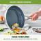 Gray Ceramic Nonstick Stainless Steel Frying Pan PFOA and PFAS Free, Perfect for Low-Oil Cooking Manufacturers, Suppliers in Sonipat