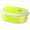 Green Plastic Lunch Box Airtight, Freezer and Microwave Safe, with Snap Closure for Fresh Meals Manufacturers, Suppliers in Delhi