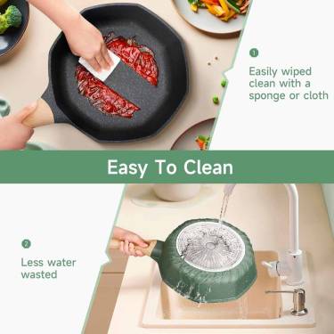 High-Quality Green Aluminum Induction Cookware Set for Electric Stovetops with Sturdy Handles Manufacturers, Suppliers in Sonipat