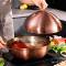 Induction-Compatible Dual-Sided Brown Stainless Steel Hot Pot Round Shape for Cooking Manufacturers, Suppliers in Delhi