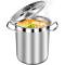 Large Stainless Steel Stock Pot Ideal for Soups and Stews, Induction, Gas Safe, Oven and Dishwasher Manufacturers, Suppliers in Delhi