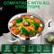 Large Stainless Steel Stock Pot Ideal for Soups and Stews, Induction, Gas Safe, Oven and Dishwasher Manufacturers, Suppliers in Delhi