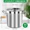Large Stainless Steel Stock Pot Ideal for Soups and Stews, Induction, Gas Safe, Oven and Dishwasher Manufacturers, Suppliers in Delhi