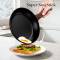Lightweight and Durable Non-Stick Frying Pan – Black Aluminum with Wooden Handle for Easy Grip Manufacturers, Suppliers in Delhi
