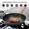 Lightweight and Durable Non-Stick Frying Pan – Black Aluminum with Wooden Handle for Easy Grip Manufacturers, Suppliers in Delhi