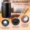 Matte Black Coffee Canister – 1200ml Airtight Vacuum Seal Storage Manufacturers, Suppliers in Delhi