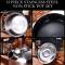 Modern Design Nonstick Cookware Set Stainless Steel Metal Sustainable and Stocked Manufacturers, Suppliers in Delhi