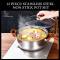 Modern Design Nonstick Cookware Set Stainless Steel Metal Sustainable and Stocked Manufacturers, Suppliers in Delhi