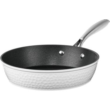 Modern Non-Stick Frying Pan – Scratch-Resistant White Coating and Comfortable Bakelite Handle Manufacturers, Suppliers in Delhi