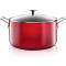Modern Red Non Stick Aluminum Stock Pot Granite Stone Diamond Coated, Stovetop Compatible, Oven Safe Manufacturers, Suppliers in Delhi