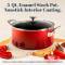 Modern Red Non Stick Aluminum Stock Pot Granite Stone Diamond Coated, Stovetop Compatible, Oven Safe Manufacturers, Suppliers in Delhi