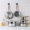 Multi-Stovetop Compatible Stainless Steel Kitchen Cookware Set Silver with Durable Manufacturers, Suppliers in Delhi