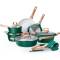Non-Dishwasher Safe Aluminum Kitchen Cookware Sage with Induction Compatibility and Tempered Glass Manufacturers, Suppliers in Ajmer