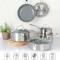 Non-Stick Stainless Steel Cookware with Durable Ceramic Coating and Heat-Resistant Handles Manufacturers, Suppliers in Delhi