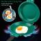 Nonstick Green Ceramic Double Frying Pan Durable Iron Construction, Gas Stove Safe, Stylish Design Manufacturers, Suppliers in Delhi