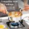 Oven-Safe Stainless Steel Saucepan, Brushed Ceramic Coating, Induction and Stovetop Ready Manufacturers, Suppliers in Delhi
